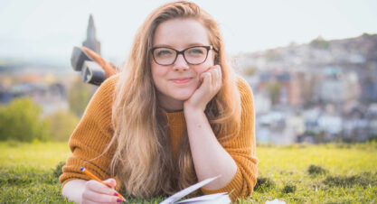 A glimpse of the future through an augmented reality headset A glimpse of the future through an augmented reality headset